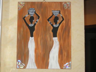 Afrikabild selbst gemalt